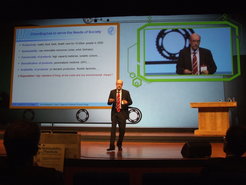 Prof. Kai Sundmacher während seines Vortrages auf der ECCE-9 am 25. April 2013 in Den Haag, Niederlande