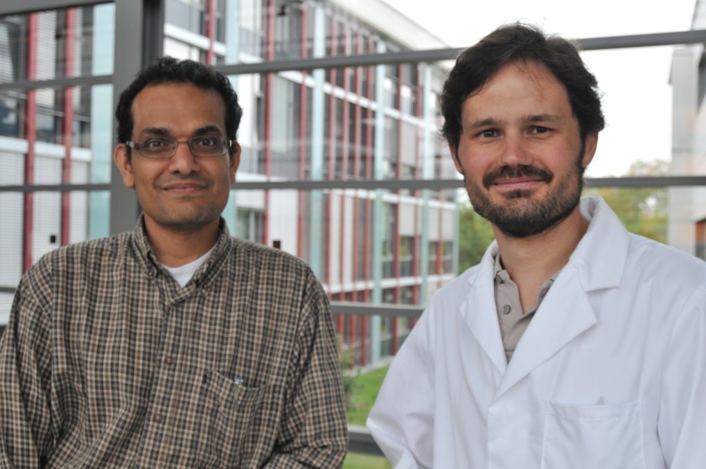 Humboldt-Stipendiaten: Radhakrishnan Mahadevan (links) und Martin Schuster