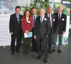 Das Kuratorium des Max-Planck-Institutes Magdeburg v.l.n.r.: Dr. Lutz Trümper, Dr. Eva E. Wille, Dr. Kurt Wagemann, Dr. Uwe Küster, Dr. Eduardo Mendoza, Dr. Heinz Hofmann
