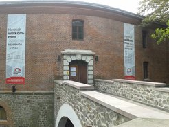 Main entrance of the Festung Mark Magdeburg.