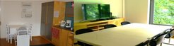 Kitchen and meeting room in the Parent-Child-Office