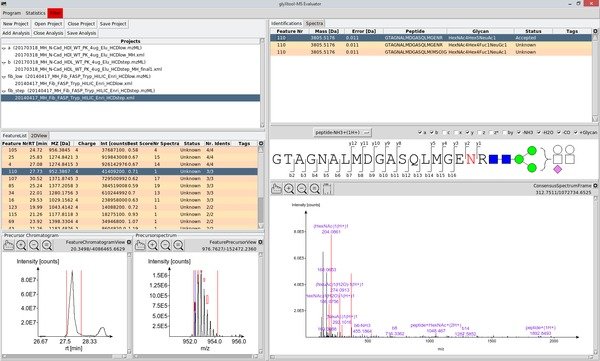 Software Development for LC/MS-Based Glycoproteomic Analysis
 