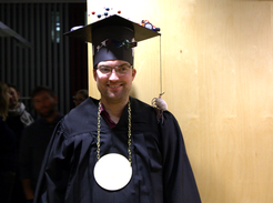Björn Harder after his PhD defense