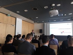 Dr. Robin J. White, Senior Scientist Specialist at TNO, gives his talk on ways to deliver sustainable energy carriers, platform molecules and synthetic oxygenates