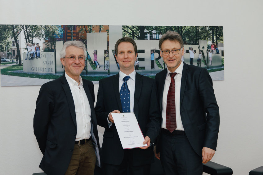 Dr. Matthias Stein appointed as Honorary Professor Dr. Matthias Stein appointed as Honorary Professor