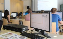 Symbolic Image: Workshop at the Max Planck Institute Magdeburg during a summer school in 2019