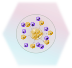 The illustration corresponds to the dissolution of nano-particles of Iridium due to the electro-chemical reaction. This dissolved part doesn't participate in the reaction any more causing efficiency losses in the Porous Exchange Membrane Water Electrolyser.