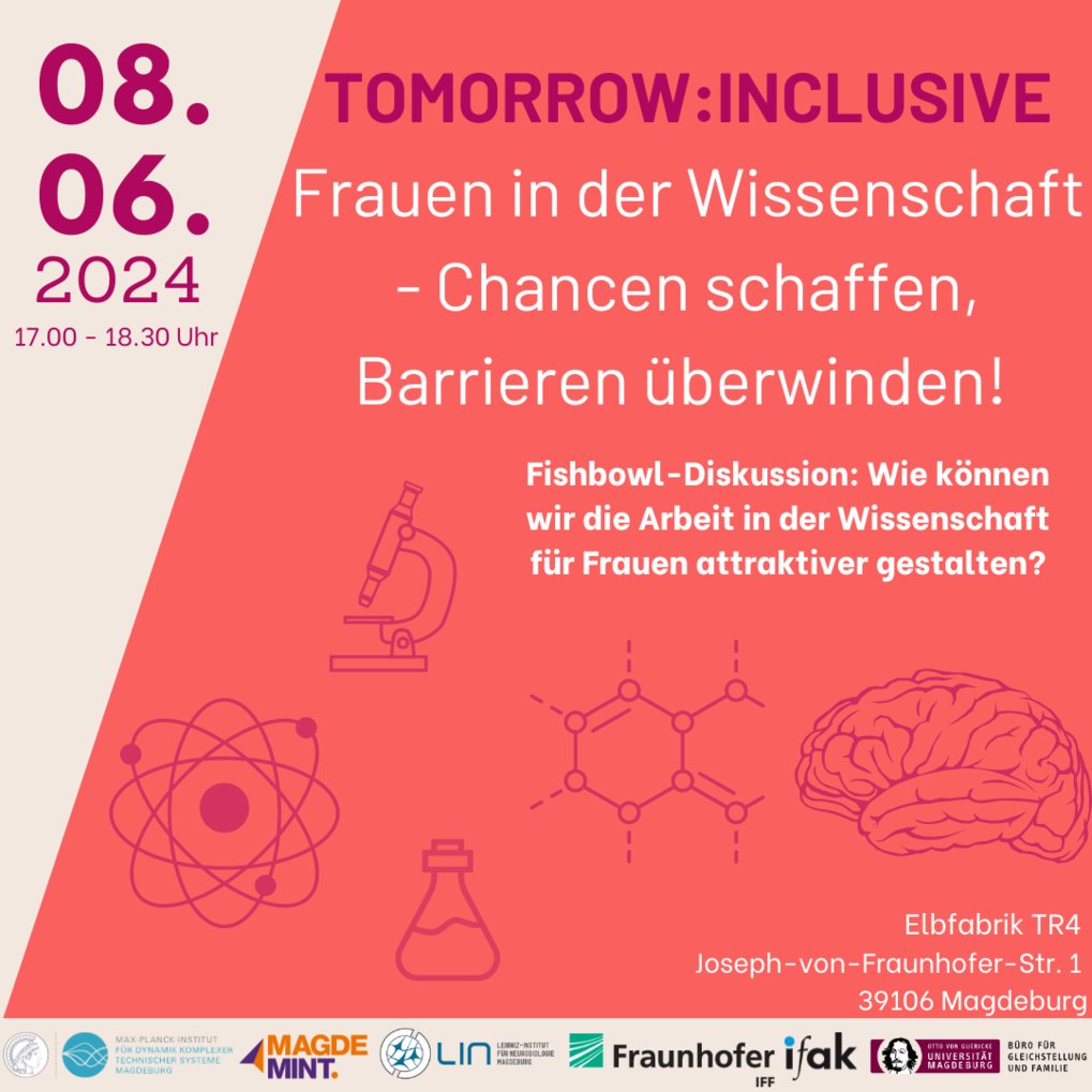 Tomorrow:Inclusive - Frauen in der Wissenschaft: Chancen schaffen, Barrieren überwinden!