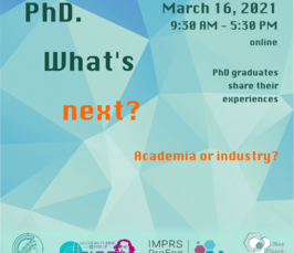 PhD. What’s next? Career Day for doctoral students
