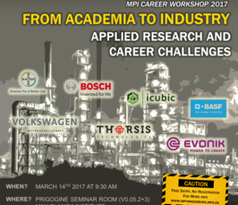  Industry Career Workshop “From academia to industry: applied research and career challenges”